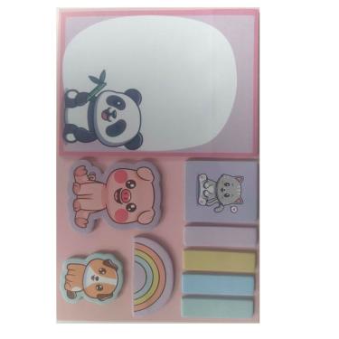 Imagem de Conjunto 9 Blocos de Notas Adesivas 25 Folhas Cada School Basics