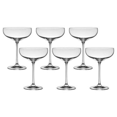 Imagem de Taça Coupe de Cristal Bohemia 290 ml Megan 12 Peças - Bohemia Crystal