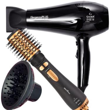 Imagem de Secador De Cabelo Gama Italy 2100w Ions Ar Quente Frio Profissional Mo