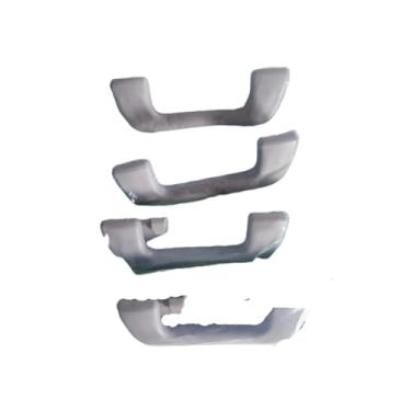 Imagem de Apoio de braço interno do teto do carro compatível com Toyota Corolla 2007-2013 /Yaris Rav4 Raph Four 2008-2013, 74610-52030, 74610-52020(Gray set 4pcs)