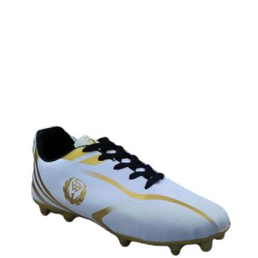 Imagem de Chuteira Campo Sport West 713 Unissex Branco Dourado Verniz TAMANHO:42