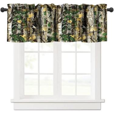 Imagem de Fblifil Saias camufladas de caça com estampa de camuflagem musgo para bebê, sala de estar, quarto, berçário, banheiro, café, 137 x 45 cm