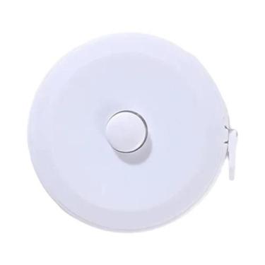 Imagem de Fita Métrica Mini Portátil De Couro Macio Para Medir Roupas, Cintura E