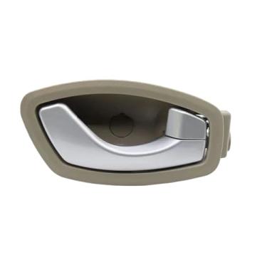 Imagem de Compatível com Renault Fluence 2011 2012 2013 Cor preta/bege 806715396R 806713870R Maçaneta da porta de abertura interna dianteira direita/esquerda(Beige rear right)