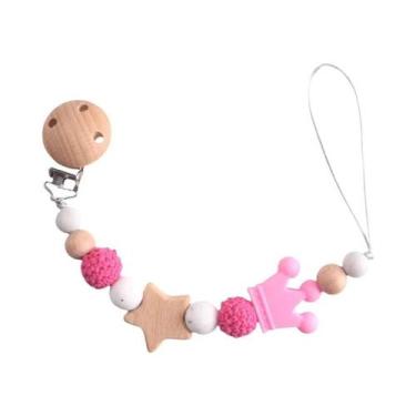 Imagem de Corrente De Mordedor Para Bebês Com Pérolas De Silicone E Clip Para Ch