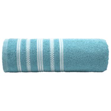 Imagem de Toalha de Banho Enxuta DROPS 100% Algodão Turquesa Santista