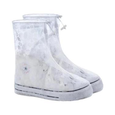 Imagem de Capas De Borracha De Silicone Impermeáveis Para Botas De Chuva Para Cr