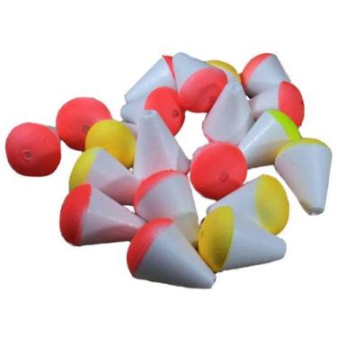 Imagem de Boia Lambari Para Pesca Nº 7 (4,6 x 3,3cm) - 4 Peças - Life Pesca