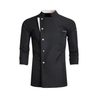 Imagem de Jaqueta Profissional De Chef Para Outono/Inverno, Camisa De Chef Para 