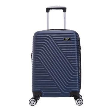 Imagem de Mala Bordo Mão Padrão ANAC 55x25x35 Antifurto Expansível Rodas Duplas 