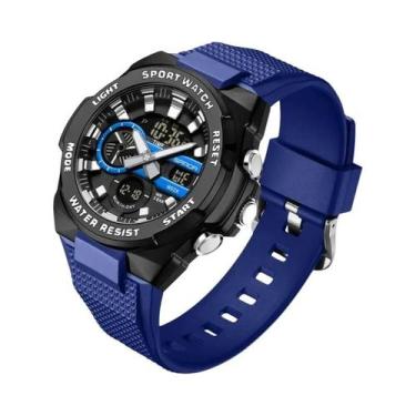 Imagem de Relógio Esportivo Tático Masculino Com Mostrador Grande, Marca SANDA, 
