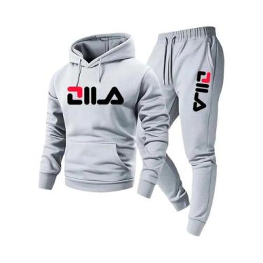 Imagem de Conjunto Casual Masculino 2 Em 1 Com Moletom Com Capuz E Calças Confor