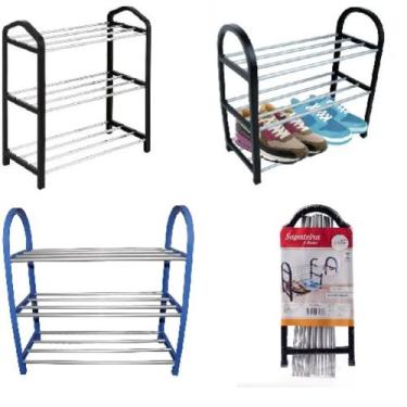 Imagem de Estante 4 Prateleiras Multiuso Desmontável  Organização para Quarto, C