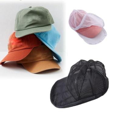 Imagem de Arruela de chapéu para máquina de lavar, arruela de boné com sacos de malha, arruela de chapéu para bonés de beisebol, para máquina de lavar ou máquina de lavar louça, arruela de tampa esférica