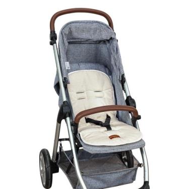 Imagem de Capa para Carrinho Colchonete de Bebê Linho Batistela Baby, Bege