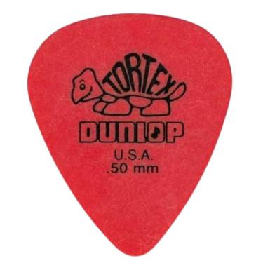 Imagem de Palheta Tortex Dunlop U.S.A Vermelha .50Mm Unidade