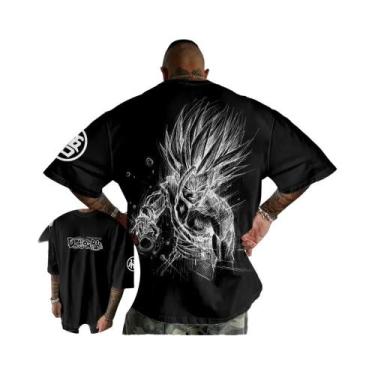 Imagem de Camiseta Dragon Ball Z Em Algodão Puro, Respirável, Elástica, Confortá