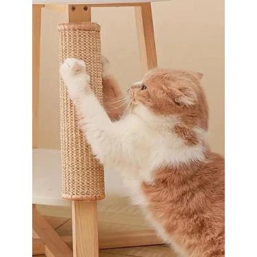 Imagem de Tapete Arranhador De Sisal Natural Para Gatos, Horizontal, Protege Sof