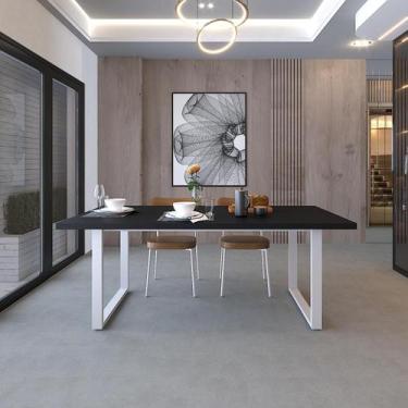Imagem de Mesa de Jantar Queens R 200cm Est.Branca - Metalig