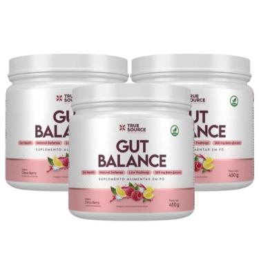 Imagem de 3X Probiótico Gut Balance True Source Citrus Berry 450G