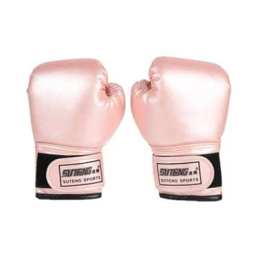 Imagem de Luvas De Boxe Infantis, 2 Peças, Azul, Preto, Vermelho, Para Treinamen
