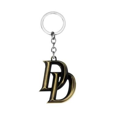 Imagem de Colar Com Pingente De Letras Duplas D Do Marvel Daredevil Para Meninos