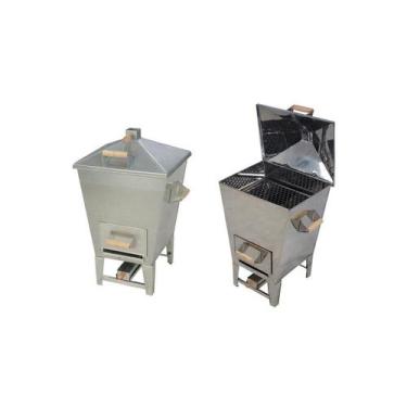 Imagem de Churrasqueira A Bafo Nº3 Prata Gudim