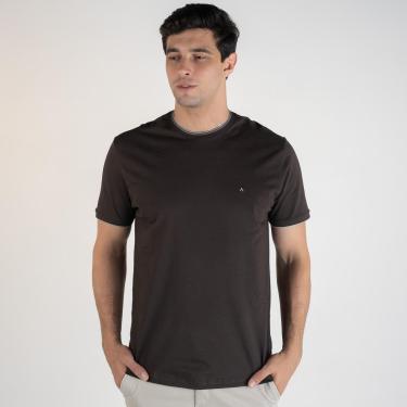 Imagem de Camiseta Aramis Friso Marrom-Masculino
