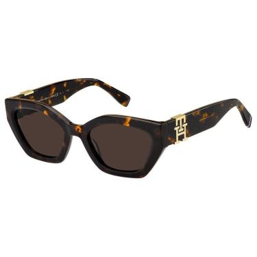 Imagem de Óculos de Sol Tommy Hilfiger TH 1979/S 086 - 54 Marrom-Feminino