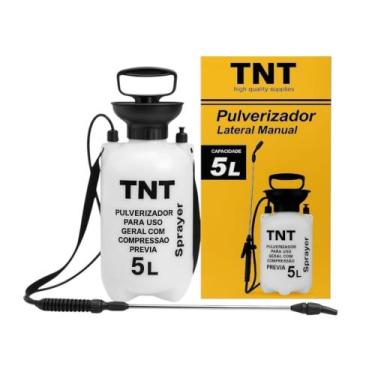 Imagem de Pulverizador Manual 5 Litros TNT Compressão Prévia Agrícola Lateral