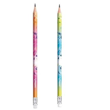 Imagem de Lapis grafite hb mini cute com borracha  maped   851874