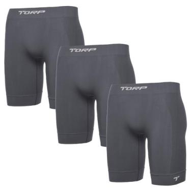 Imagem de Kit Com 3 Bermudas Térmica Sem Costura Soul Eco Academia Torp - Soul E