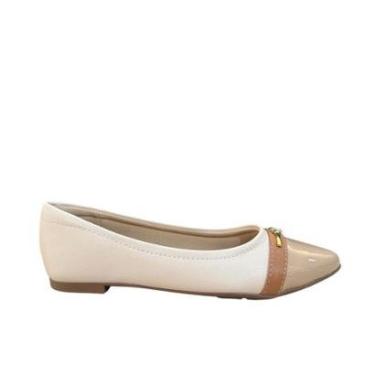 Imagem de Sapatilha Modare 7334.244 Feminina Bico Fino Creme-Feminino