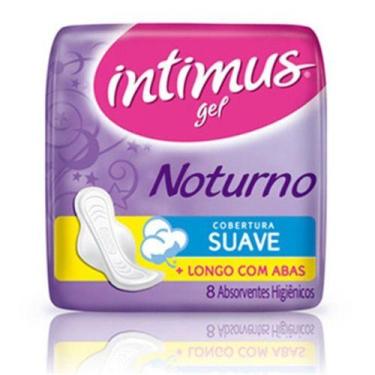 Imagem de Absorvente Intimus Noturno com abas soft 8 unidades