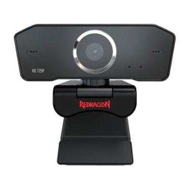 Imagem de Webcam Redragon Streaming Fobos, HD 720p, 2 Microfones, Redução de Ruídos - GW600-1-Uni...
