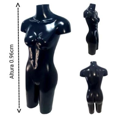 Imagem de Manequim feminino (meio corpo definido N.38) na cor preto - Ksouza Man