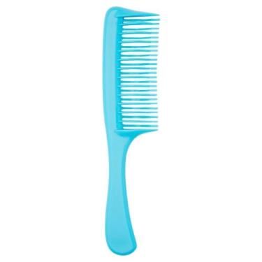Imagem de Pente Big Liso Uso Diário Com Dentes Entrelaçados Marco Boni, Azul Tif