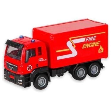 Imagem de Carrinho Caminhões Fricção de Ferro Super Truck Polibrinq