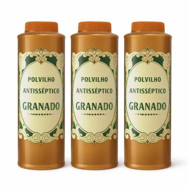 Imagem de Kit 3 Polvilho Talco para os Pés Granado Tradicional 100g