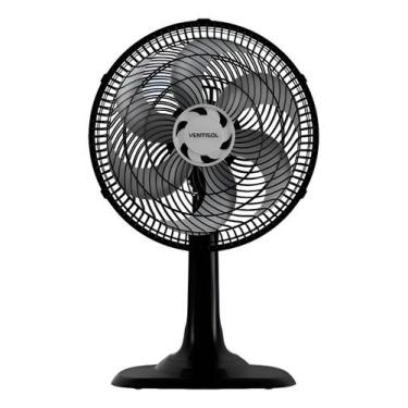 Imagem de Ventisol Ventilador de Mesa Oscilante, Turbo 6 Pás Premium, Preto, 30c