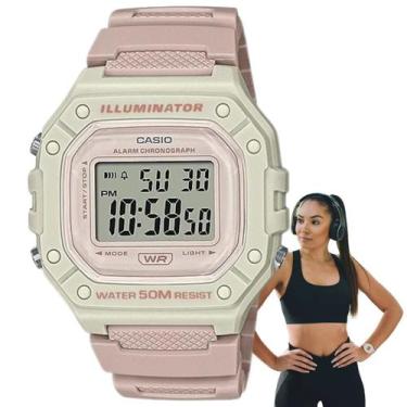 Imagem de Relógio de Pulso Casio Feminino Digital Esportivo Quadrado Illuminator