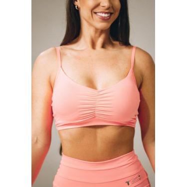 Imagem de Top Fitness Franzido Suzy - TDZ, G, Tangy