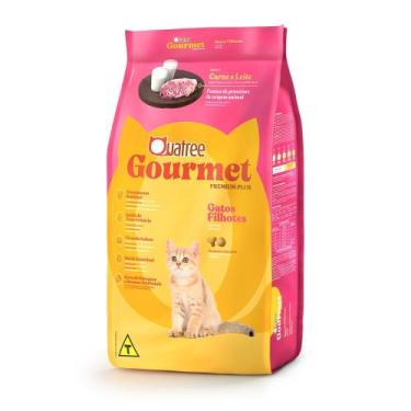 Imagem de Ração Quatree Gourmet Gatos Filhotes Carne e Leite 1kg