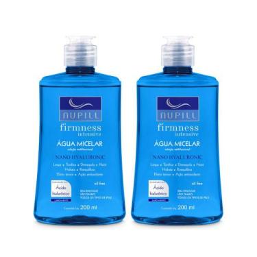Imagem de Kit 2 Águas Micelar Facial Demaquilante Nano Hyaluronic Antioxidante N
