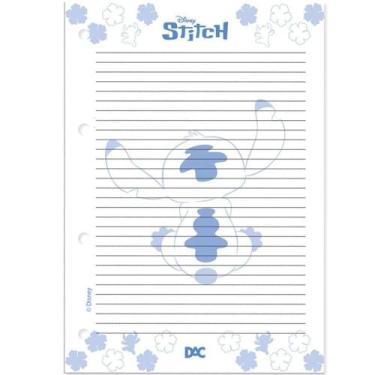 Imagem de Bloco Fichário Universitário 96 Folhas Stitch - Dac