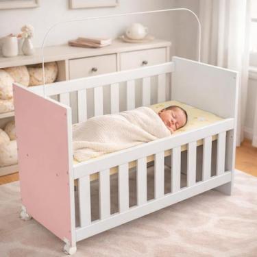 Imagem de Mini Berço Estilo Moisés Quarto Infantil Menino Menina Recém Nascido G