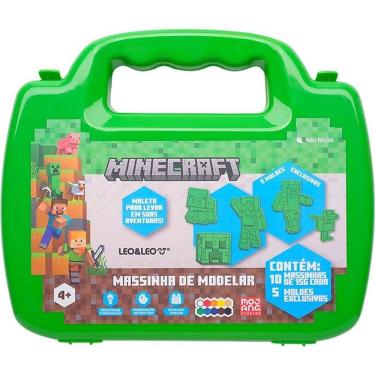 Imagem de Massa de Modelar Criativa Minecraft com Maleta Organizadora Leonora
