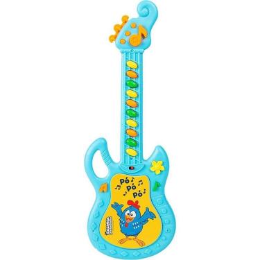 Imagem de Guitarra Eletrônica Galinha Pintadinha com Som e Luz 10 Músicas Diferentes Yes Toys