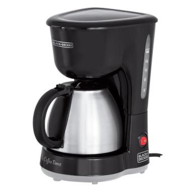 Imagem de Cafeteira Black+decker 18 Cafés Inox Cor Preto, Preto, 110V