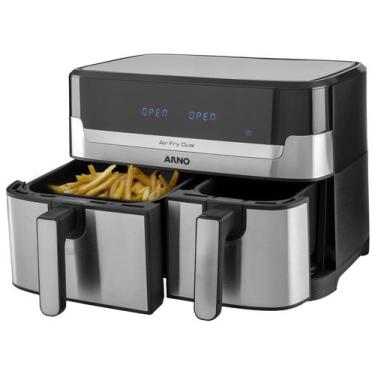 Imagem de Fritadeira sem Óleo Airfryer Arno Dual 8,3L Inox Digital 1800W AFD2, P